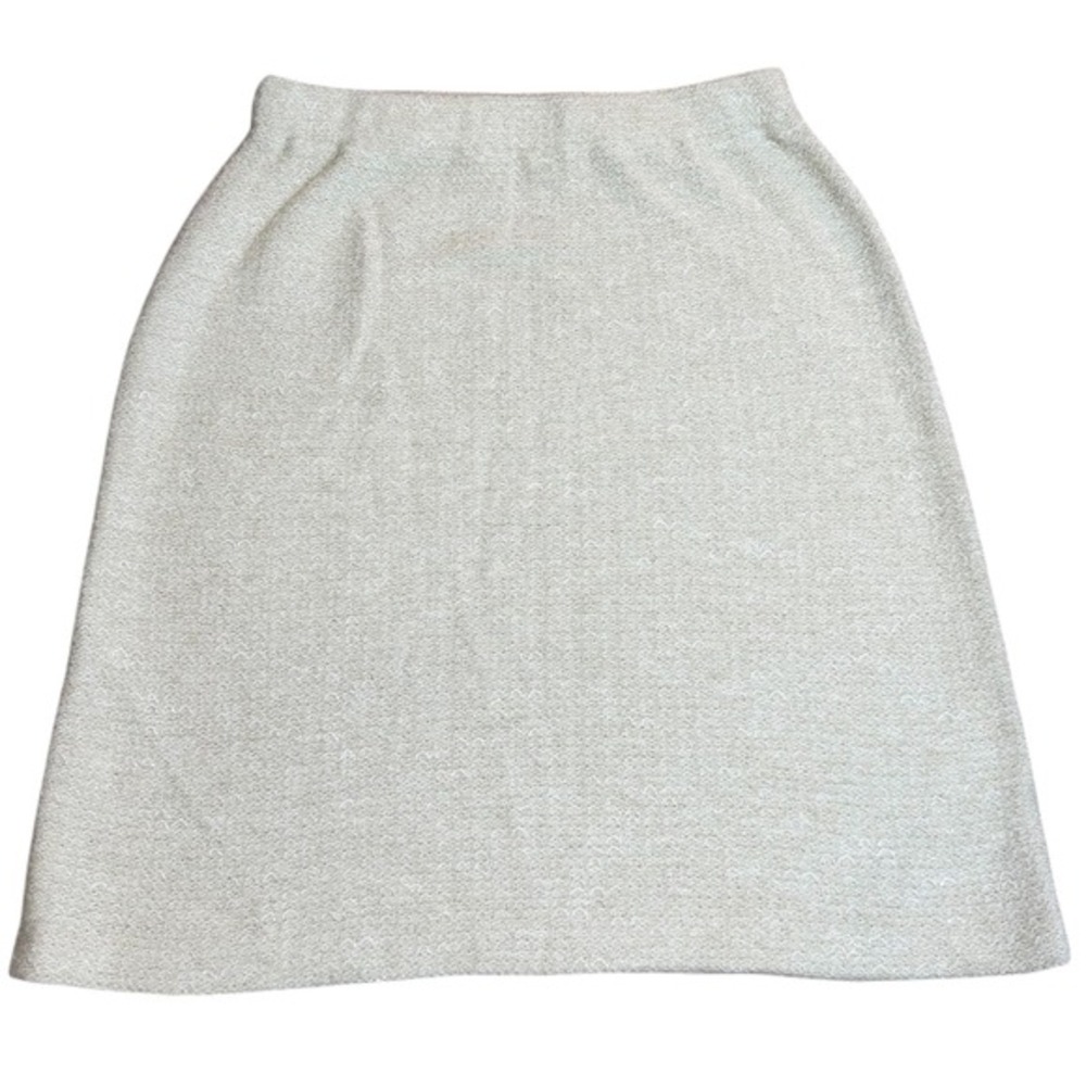 Vintage St. John Wool Skirt Size 4 USA Made 90's Luxury Designer